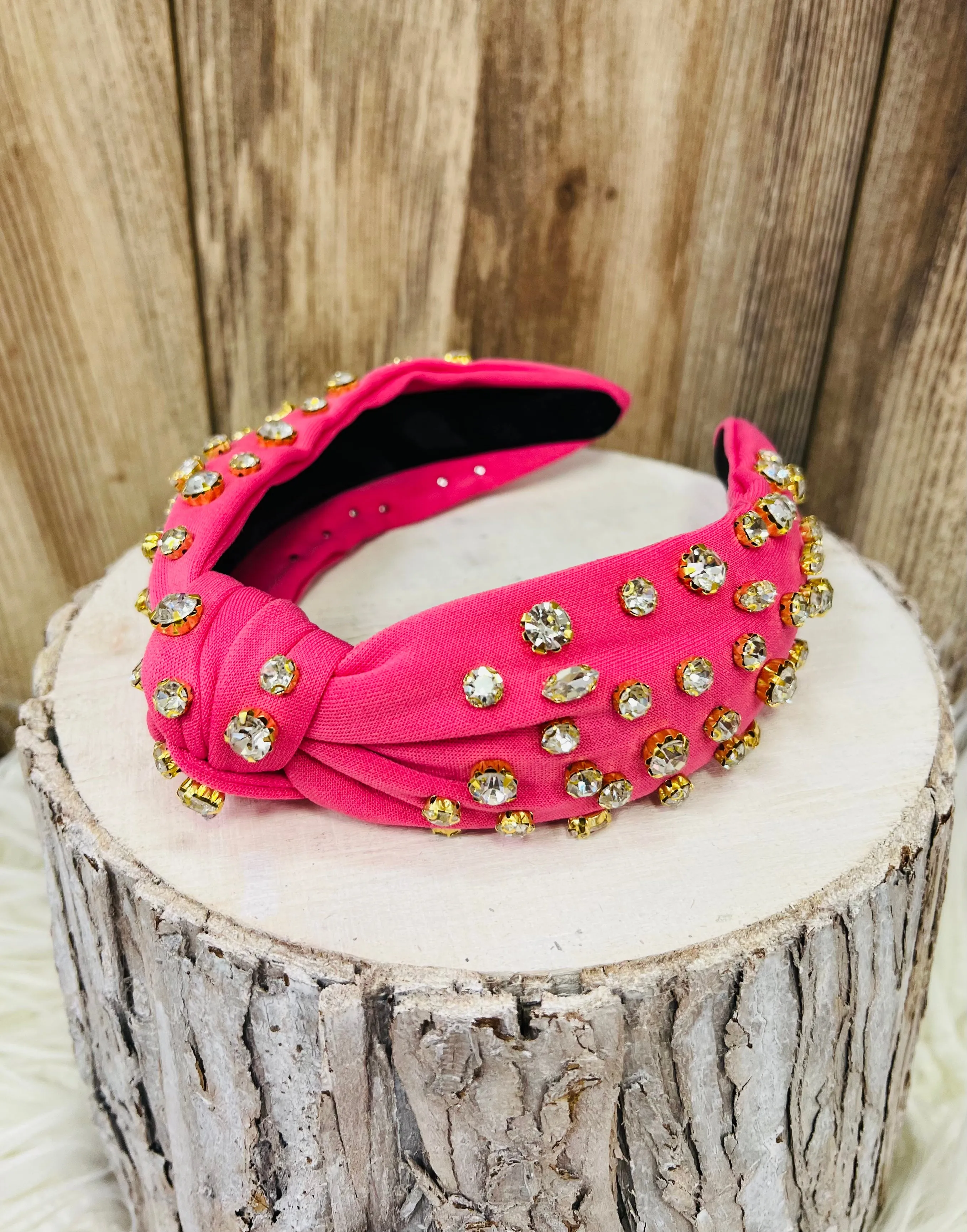 Blingin' Around Headband, Pink