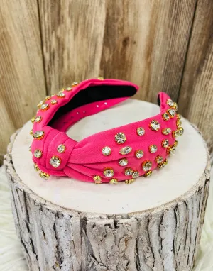 Blingin' Around Headband, Pink