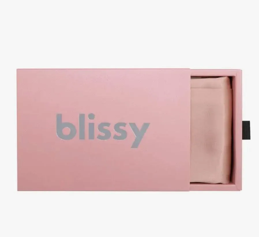 Blissy King Silk Pillowcase - Rose Gold