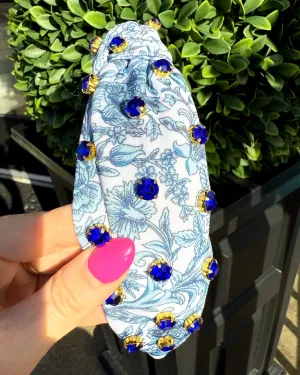 Blue Stone Headband