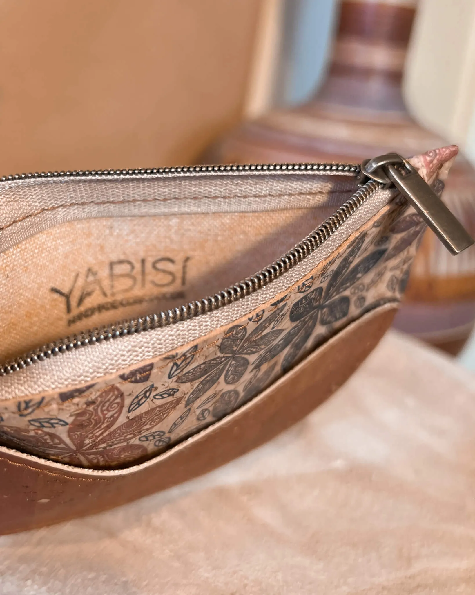 Bo Zip Wallet - Café & Gemstone