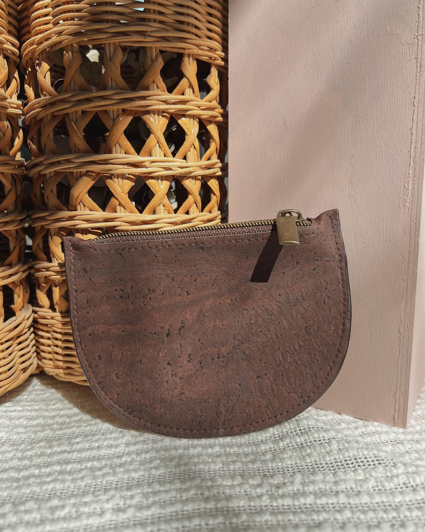 Bo Zip Wallet - Café & Gemstone