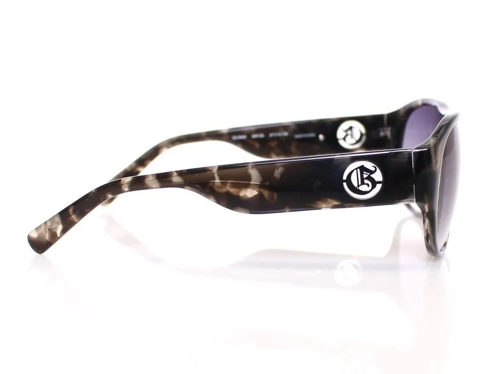 Brown Plastic Logo Men's Sunglasses