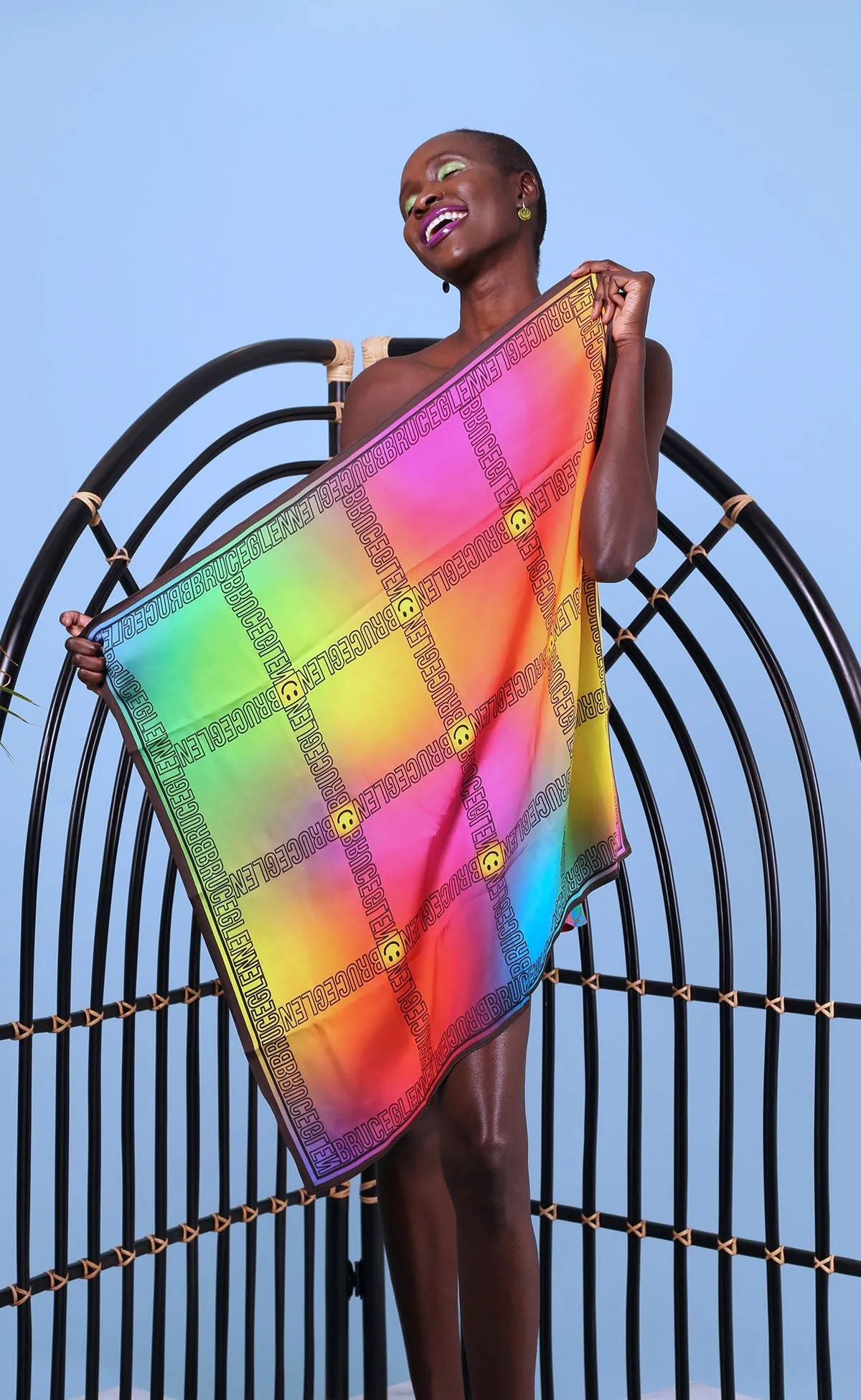 BruceGlen Smile Silk Scarf