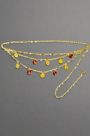 Buckle Down Products Winnie the Pooh Charm Chain Belt