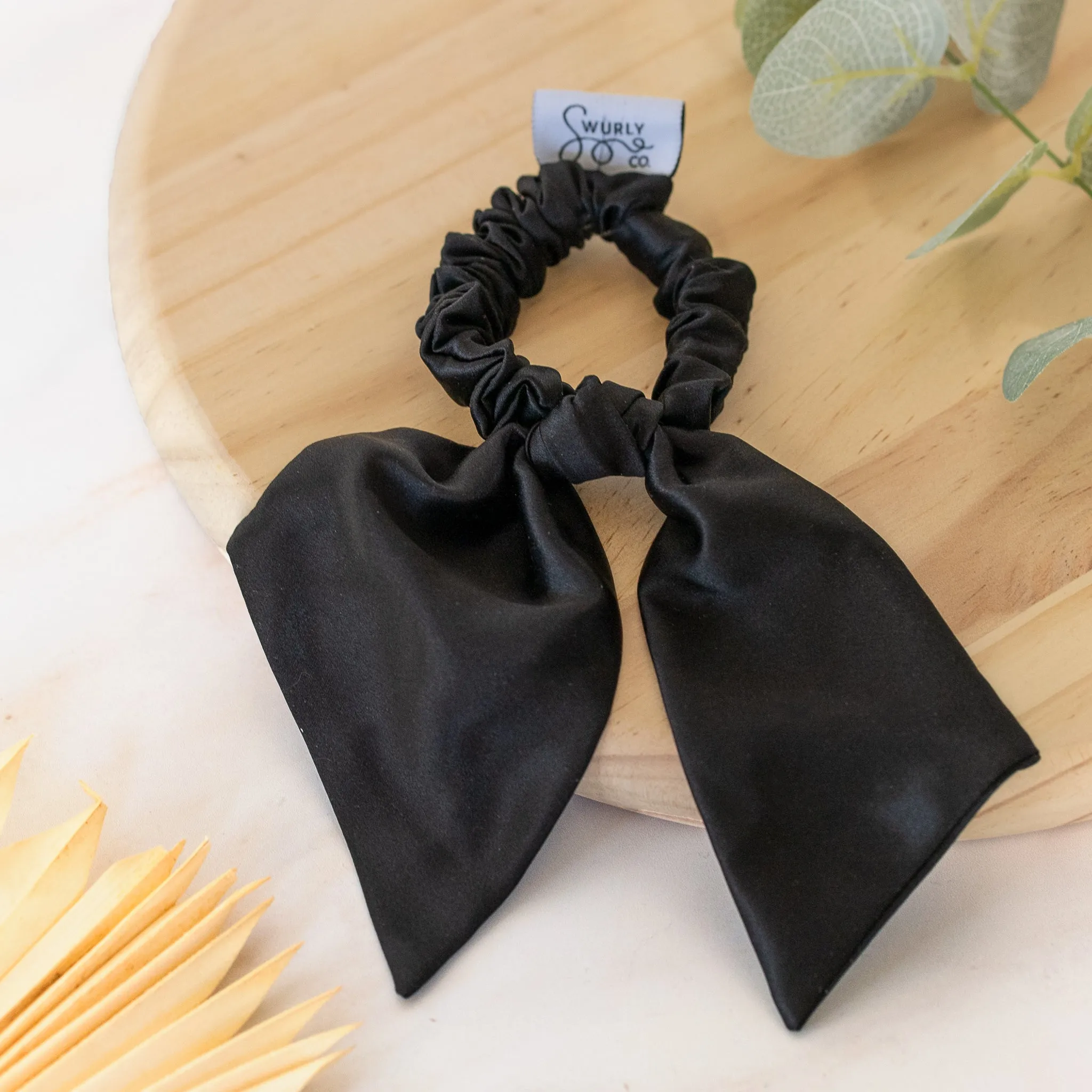 Bunny Ear Silk Scrunchie