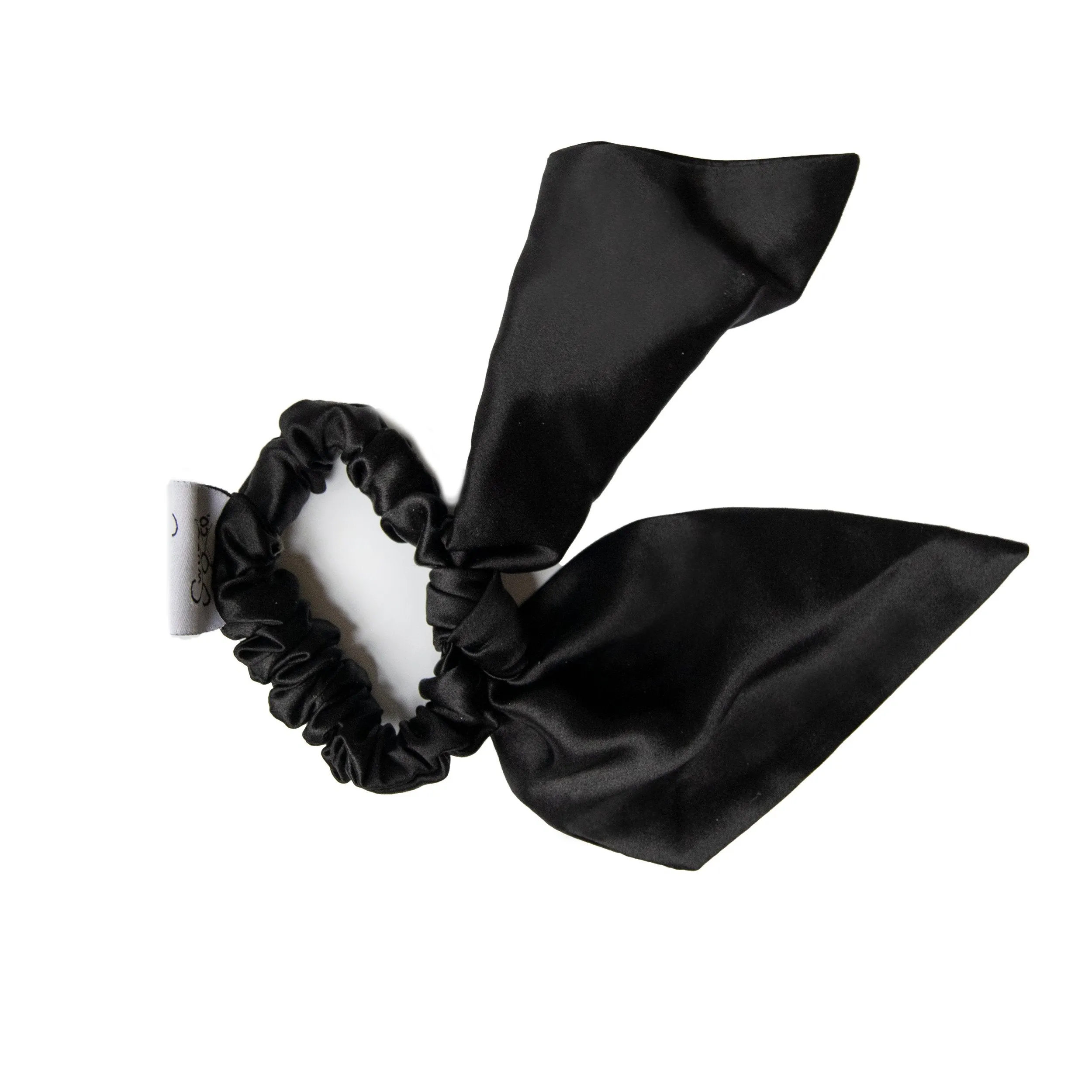 Bunny Ear Silk Scrunchie