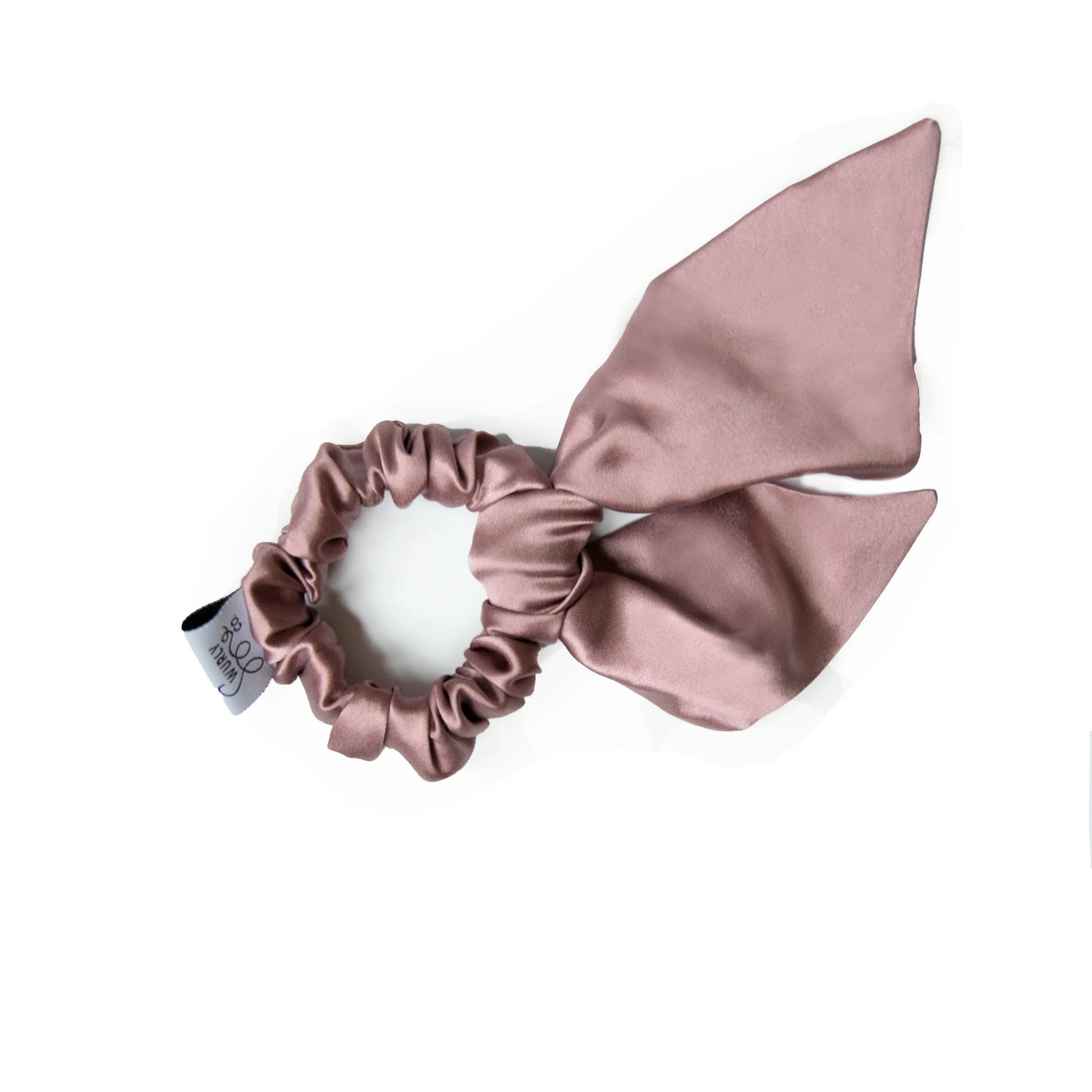 Bunny Ear Silk Scrunchie