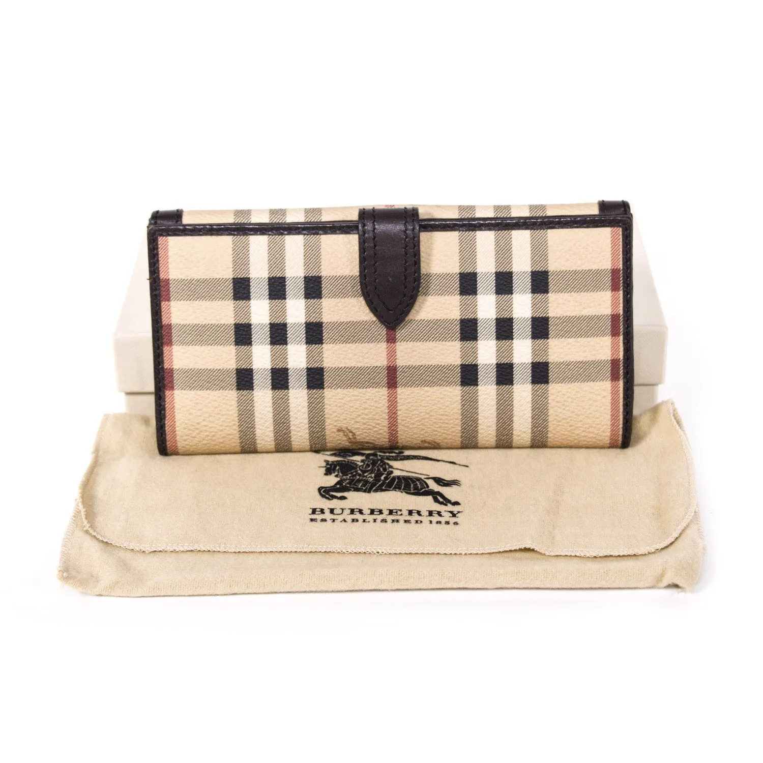 Burberry Haymarket Continental Wallet