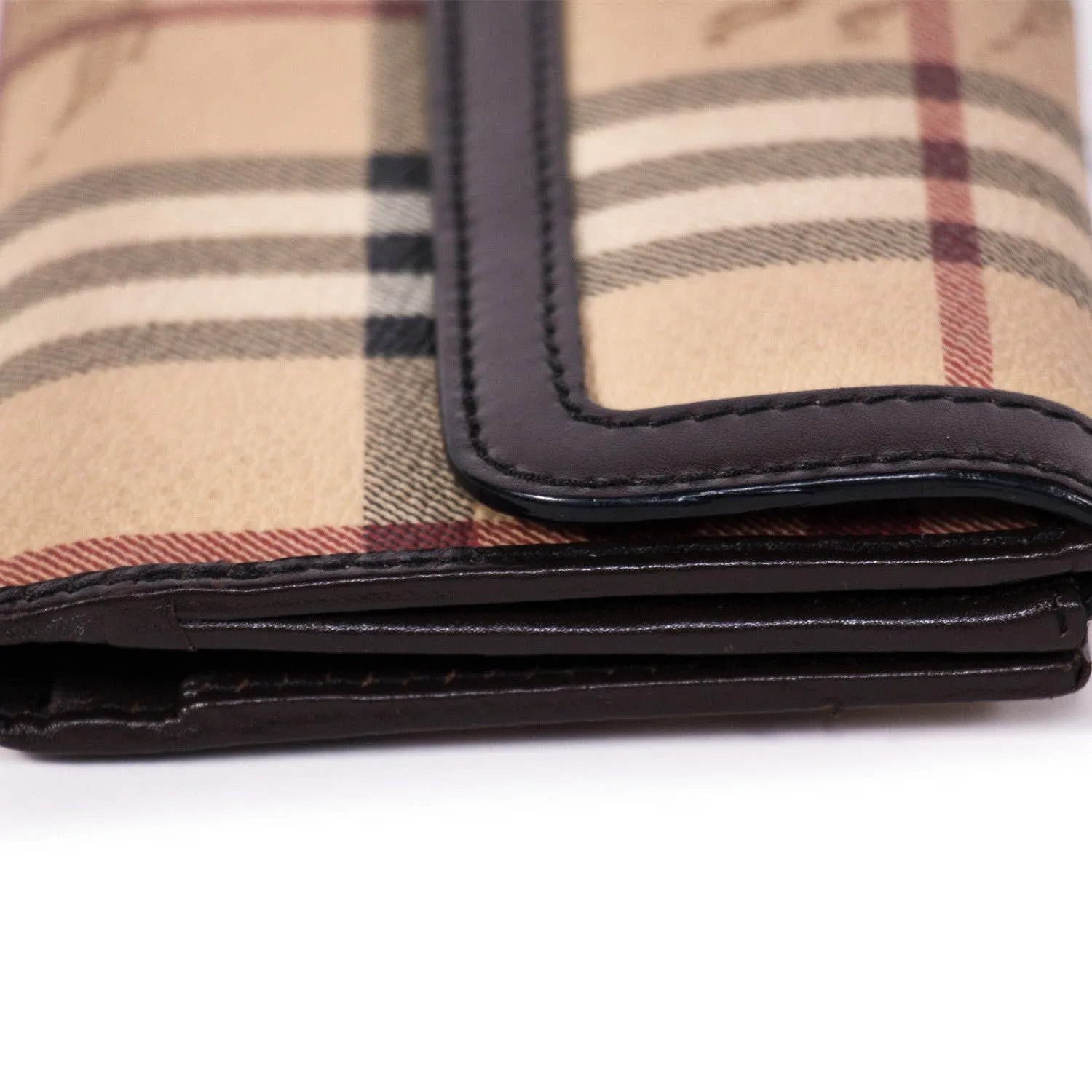 Burberry Haymarket Continental Wallet