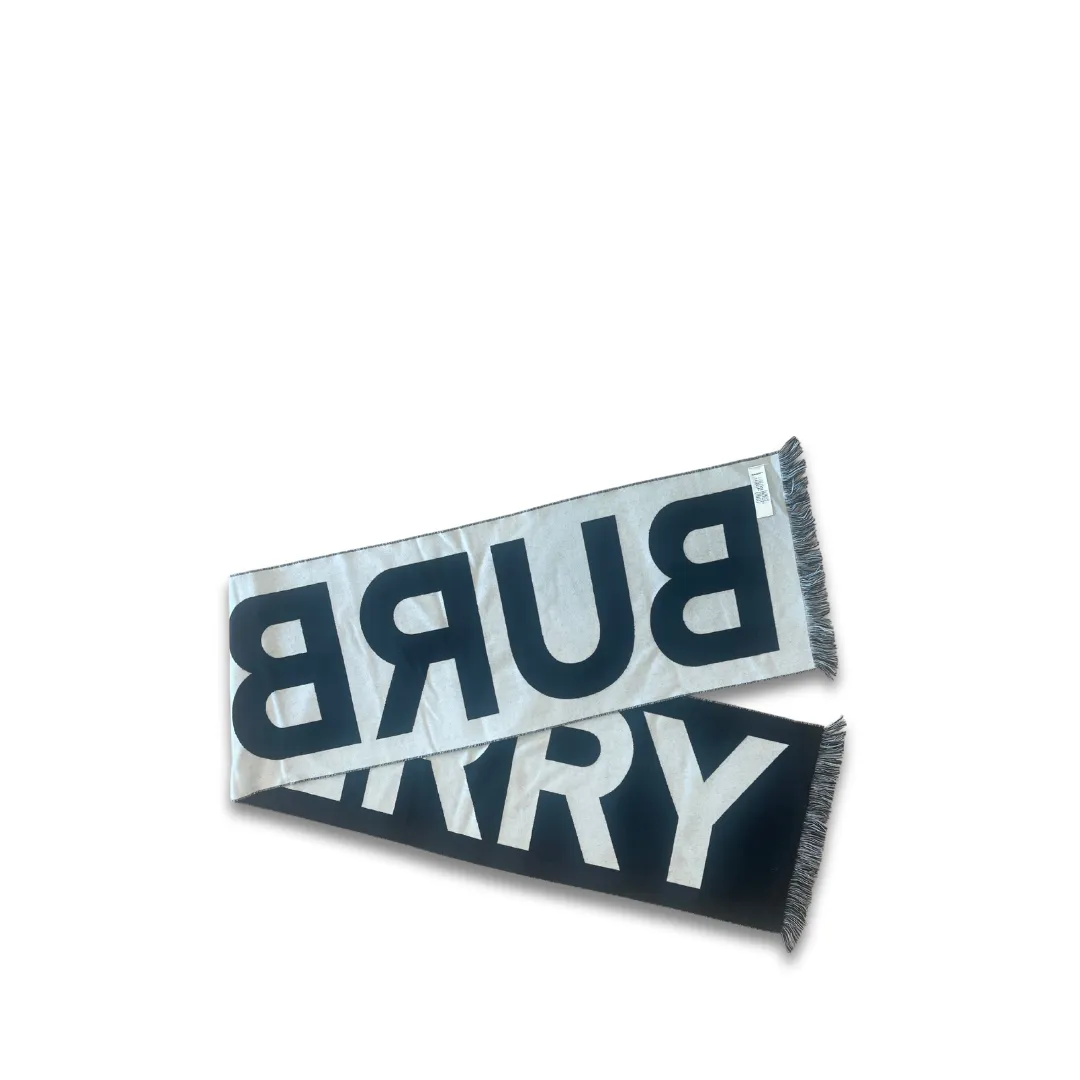 Burberry Logo Wool Scarf