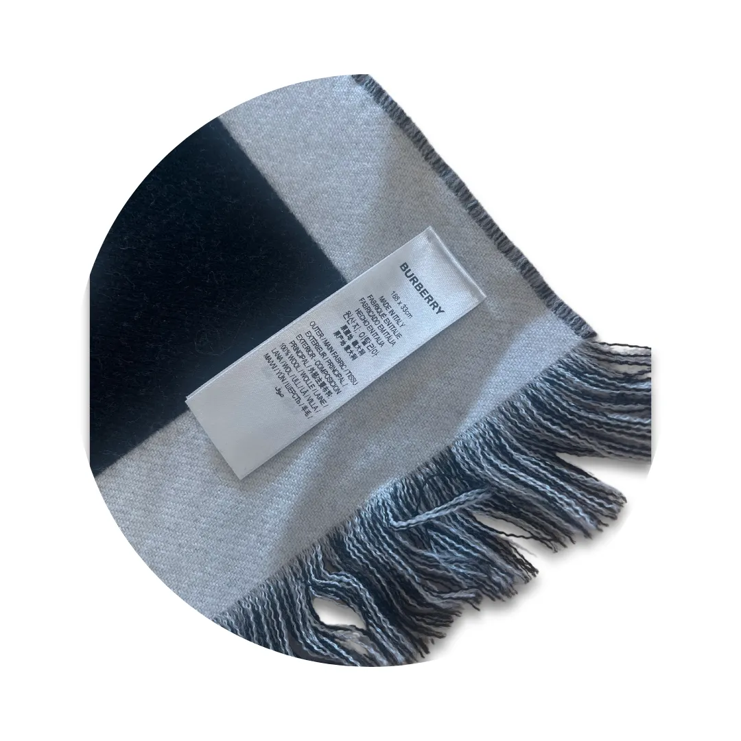 Burberry Logo Wool Scarf