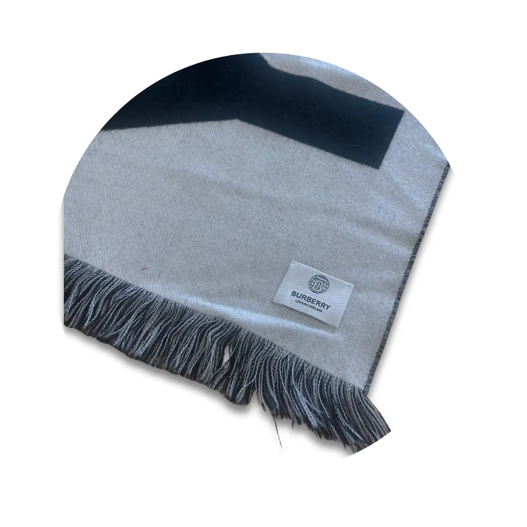 Burberry Logo Wool Scarf