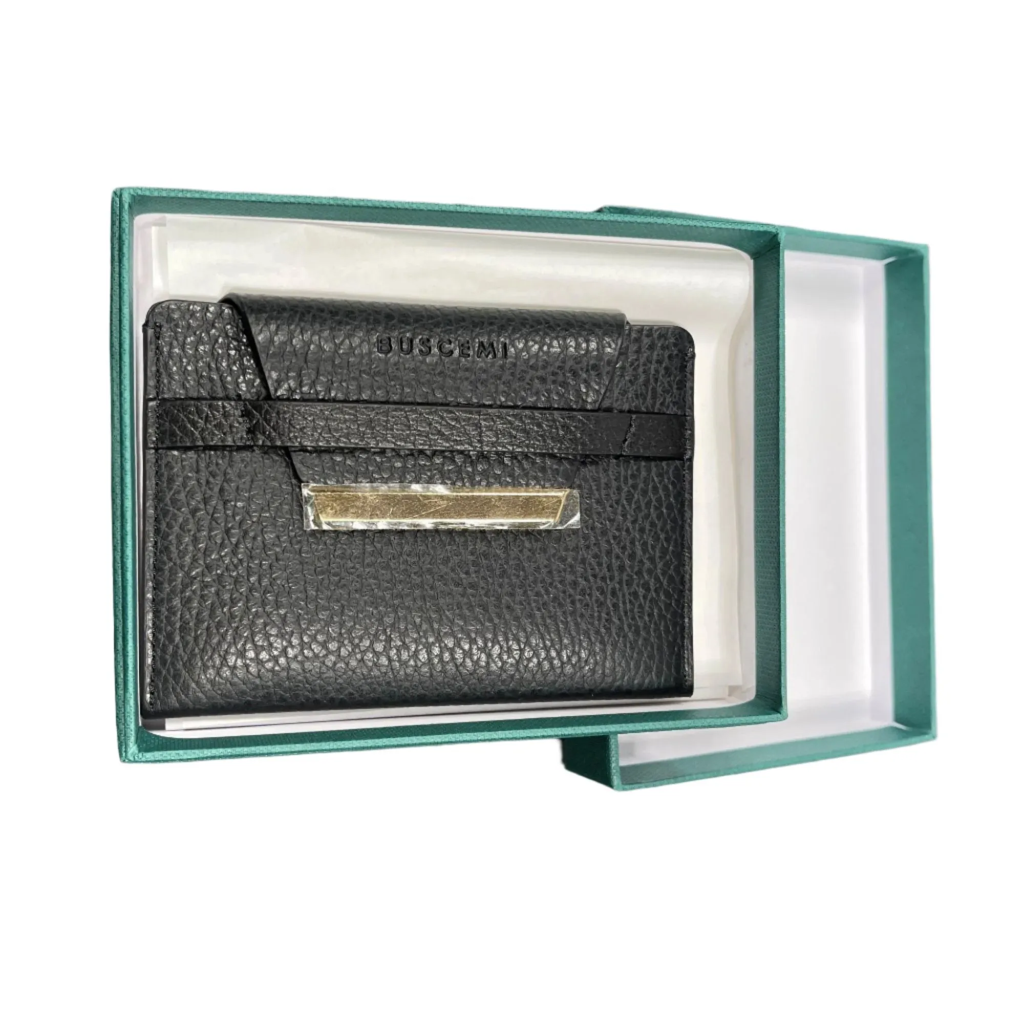 Buscemi Mens Accessories Alce Black Leather Wallet