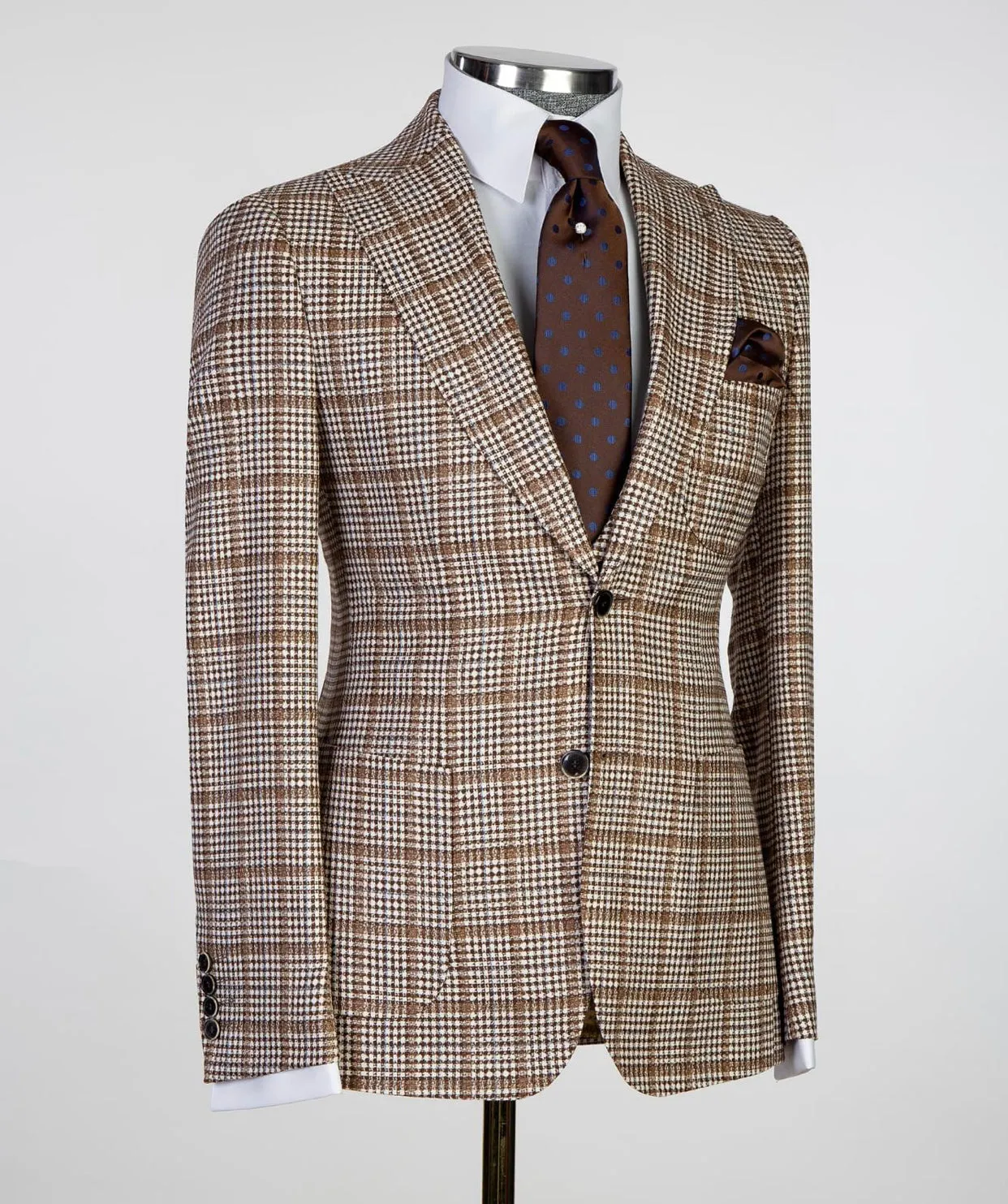 Business Plaid Suit