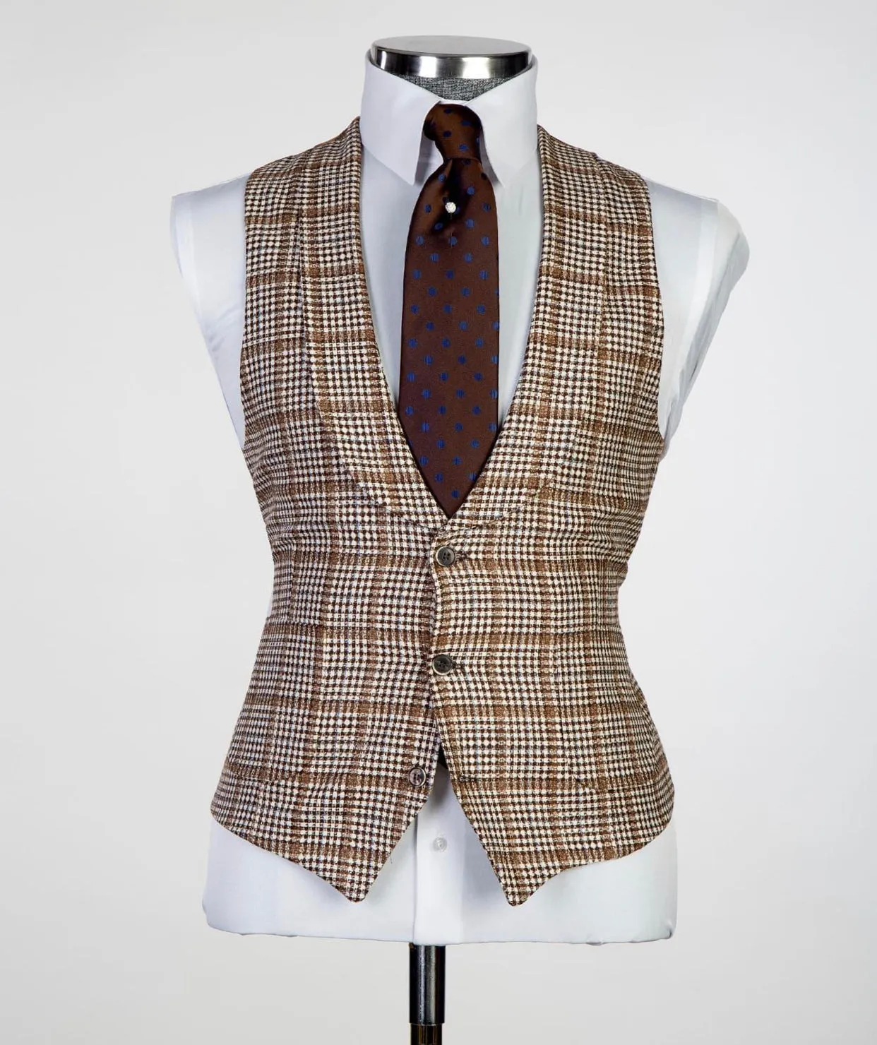 Business Plaid Suit
