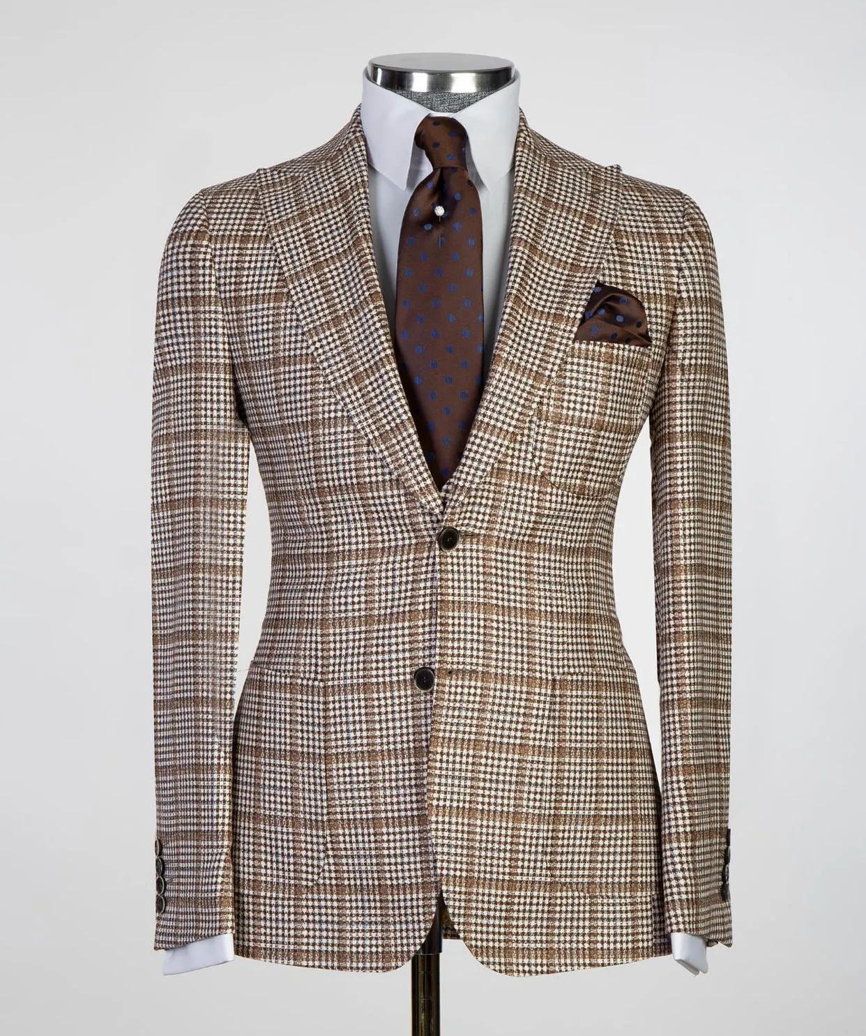 Business Plaid Suit