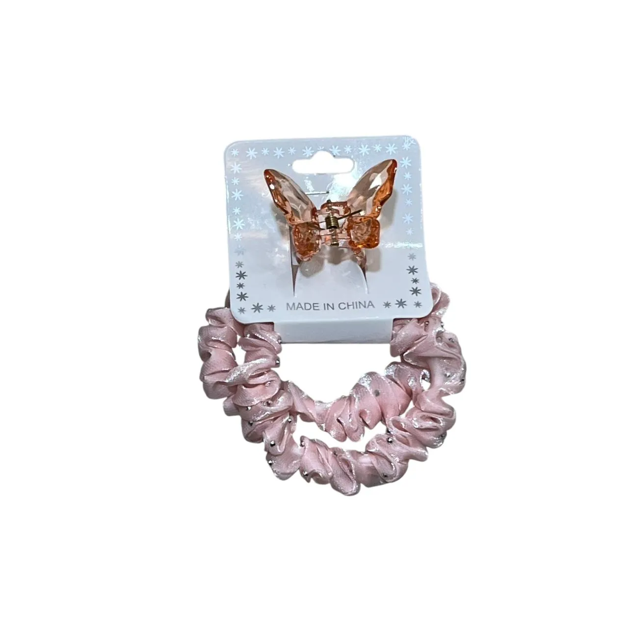 Butterfly Hair Clips & Scrunchie