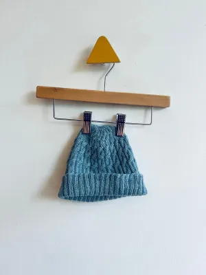 Cable Knit Wool Toque // 12-24M