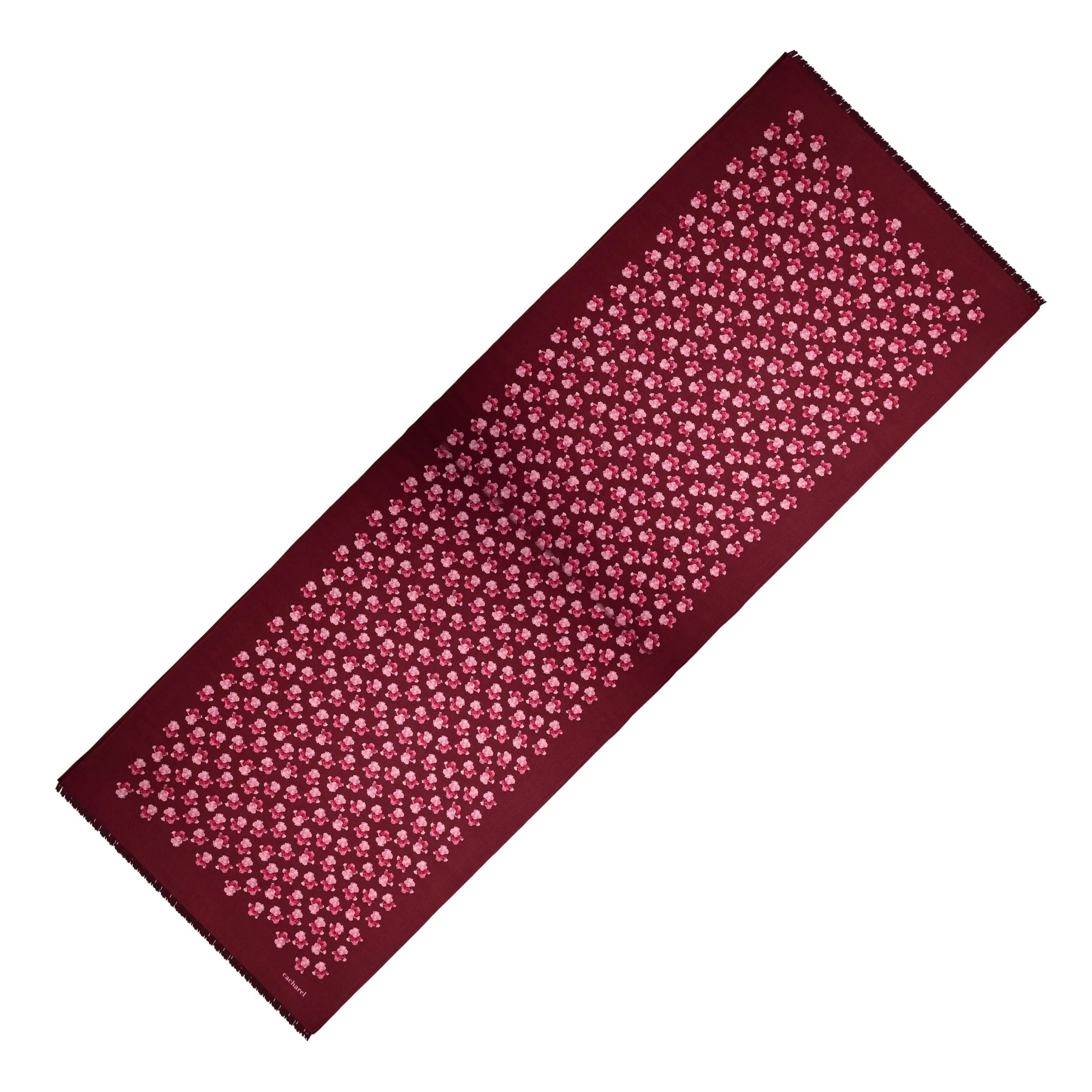 Cacharel CFG034P-Long scarf Hortense Bright Red