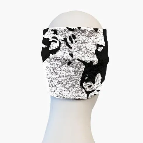 Cameo Calamity Black n White Rosa Headband