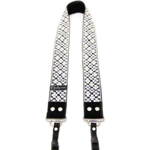 Capturing Couture Designer Collection 1.5" Camera Strap | Daisy Dot Blue