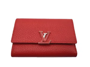 Capucines Compact Wallet Rubis