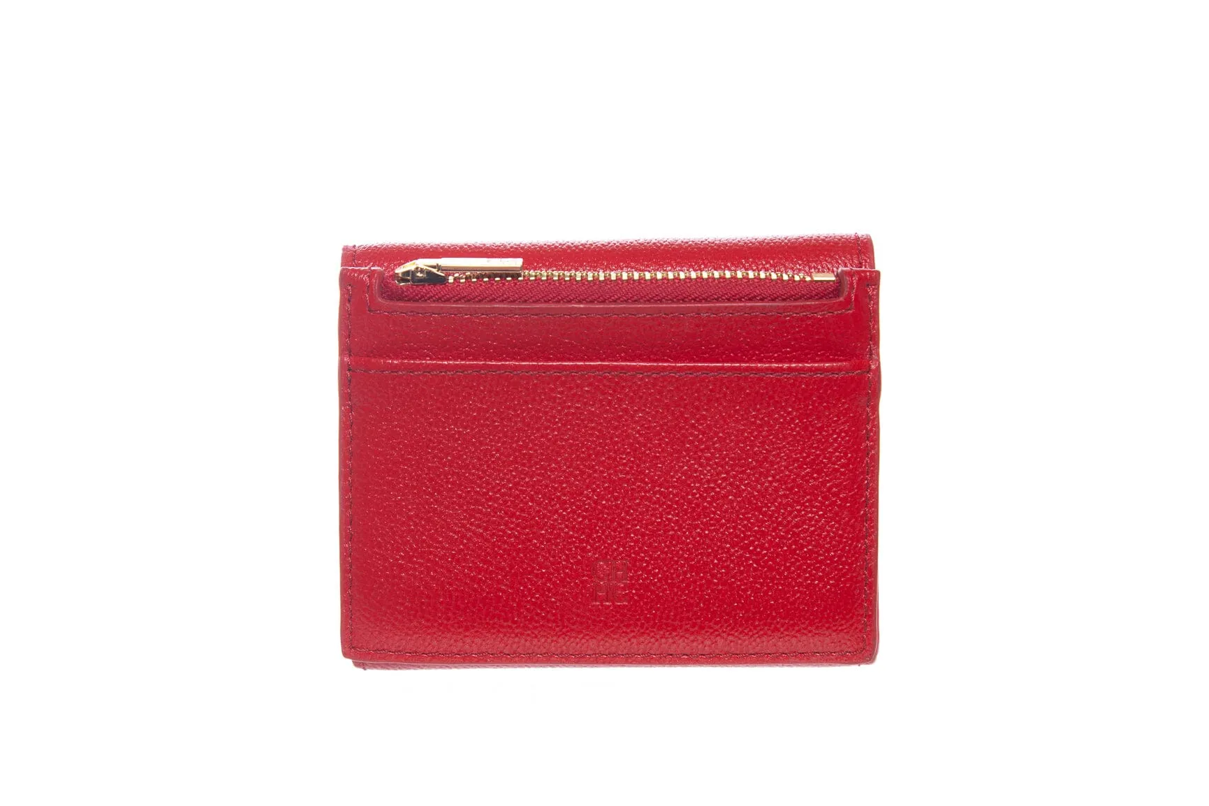 Carolina Herrera Red Leather CH Wallet
