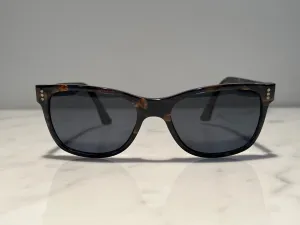 Cartier Duke Square Vintage Glasses Sunglasses Frames Horn Woods Platinum