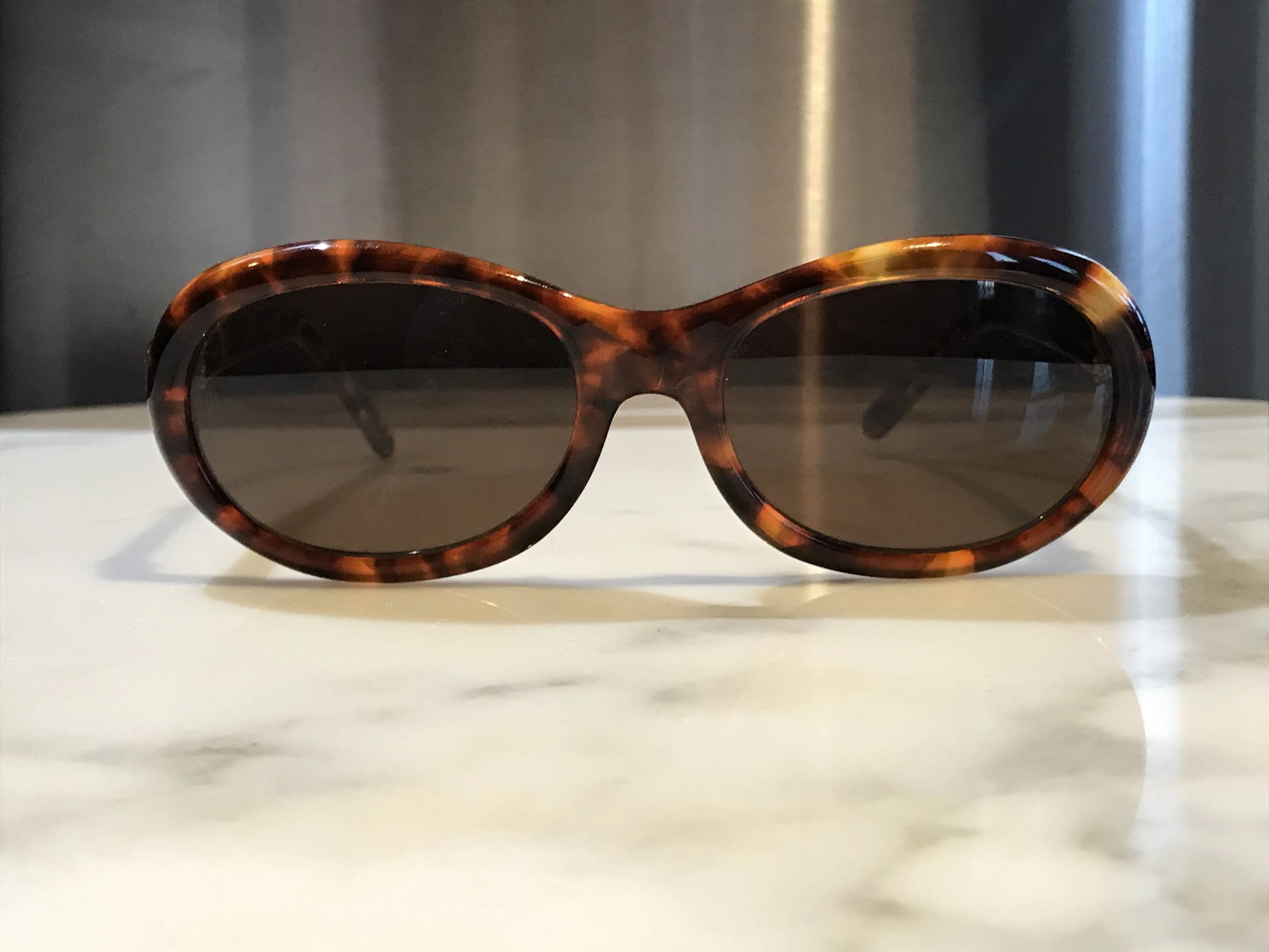 Cartier Trinity 22k Gold Tortoise Sunglasses Glasses