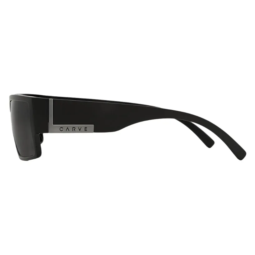 Carve Shady Deal Sunglass Polarised - Matt Black