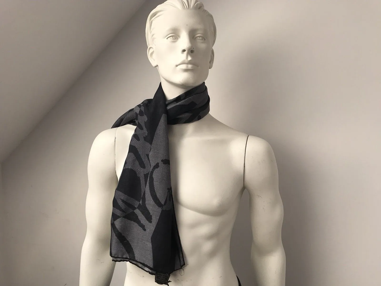 Cashmere & Silk Scritto Scarf