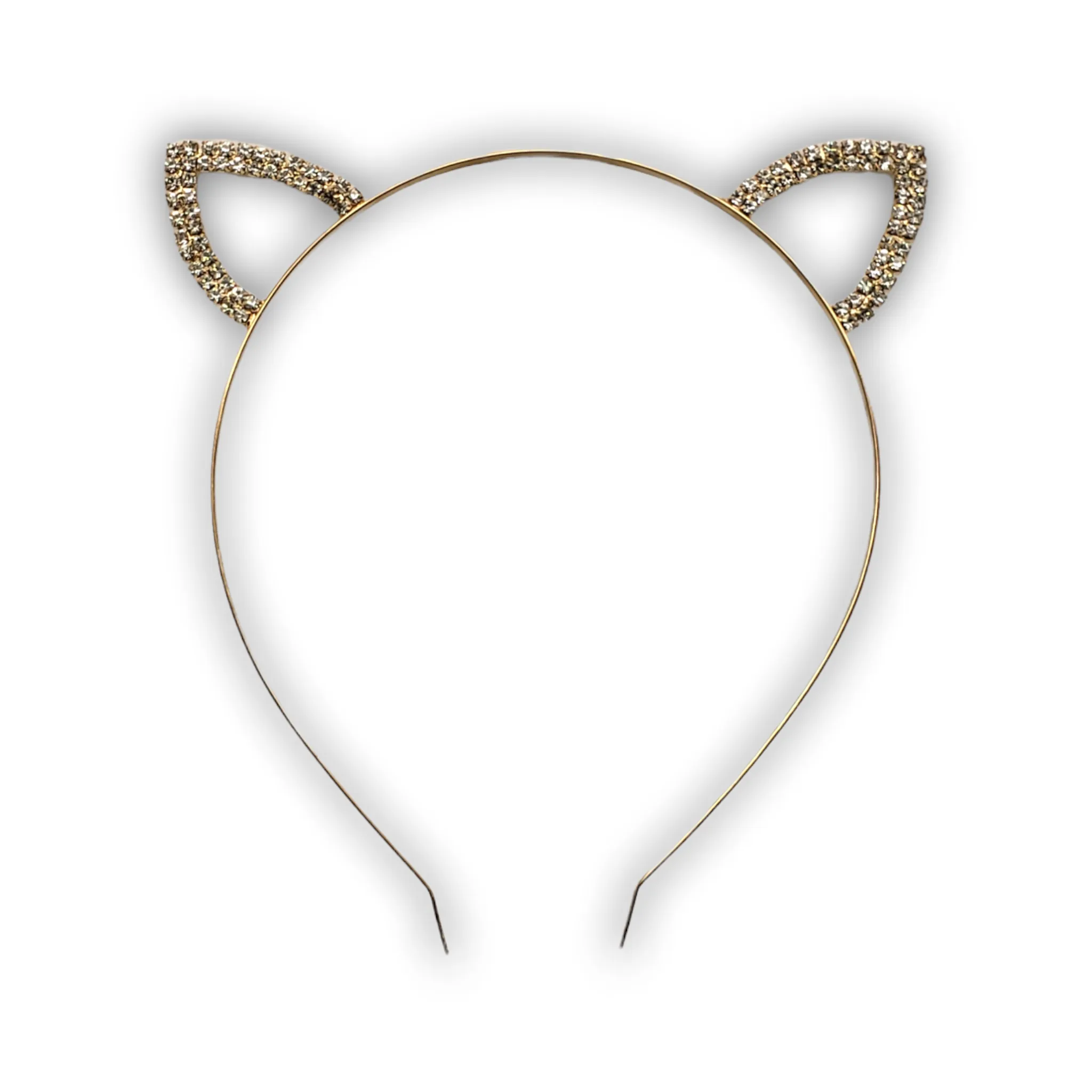 Cat Ears Headband w/ Rhinestones
