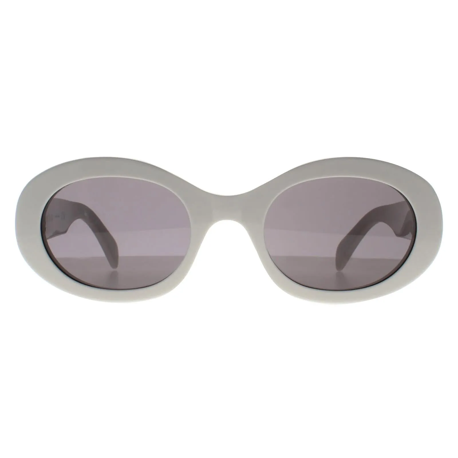 Celine Sunglasses Triomphe CL40194U 25A Ivory Smoke Grey