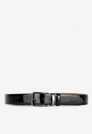 Ceremony Belt Patent Leather Black