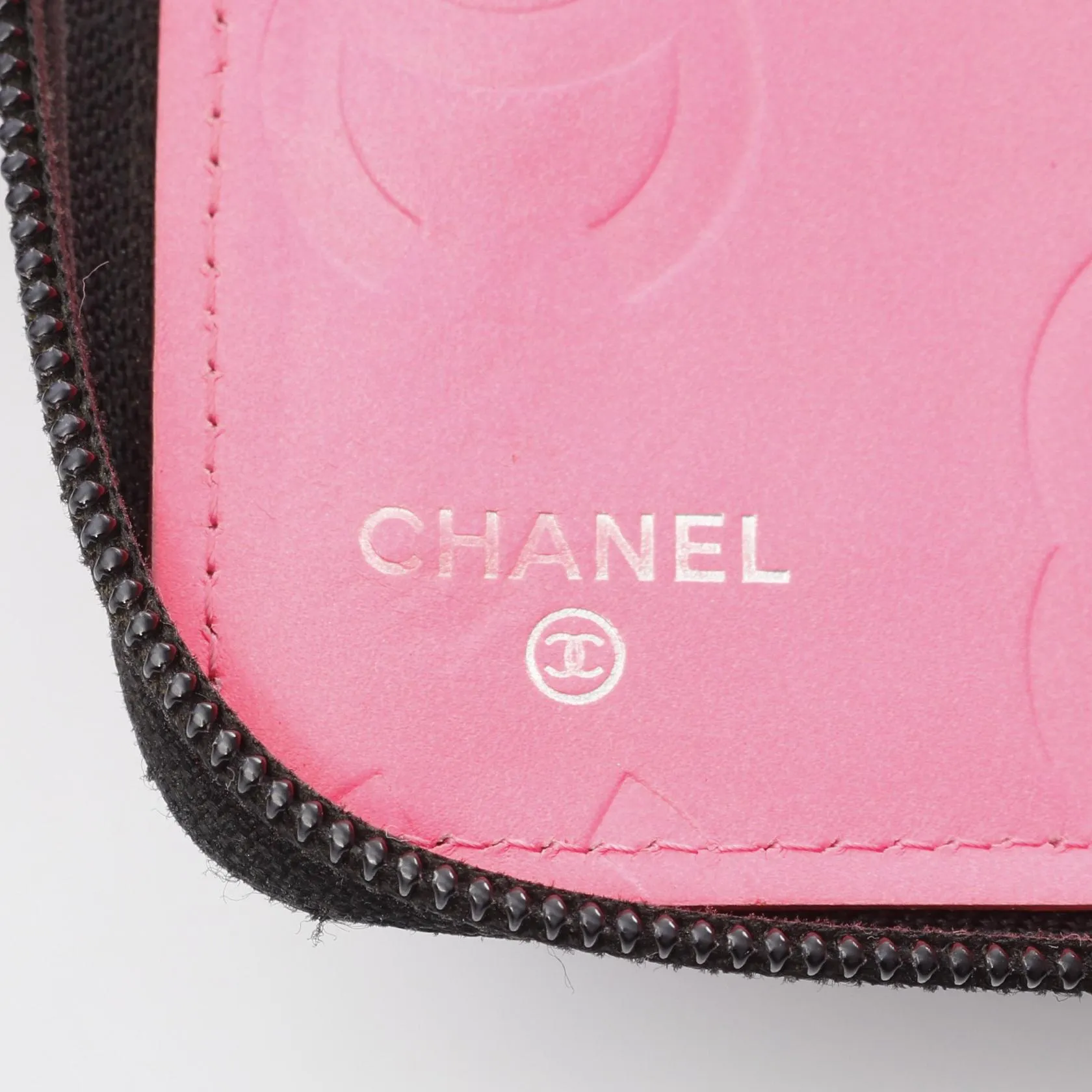 Chanel Cambon Line Leather Wallet Black