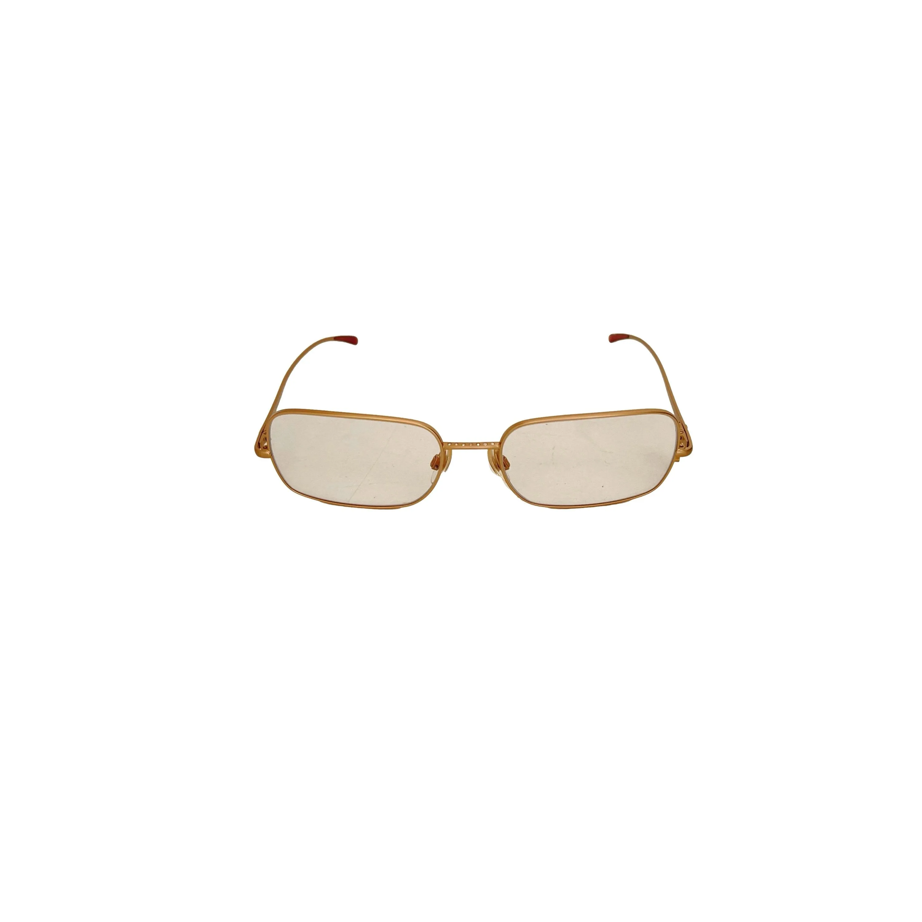 Chanel Clear Dangle Logo Sunglasses