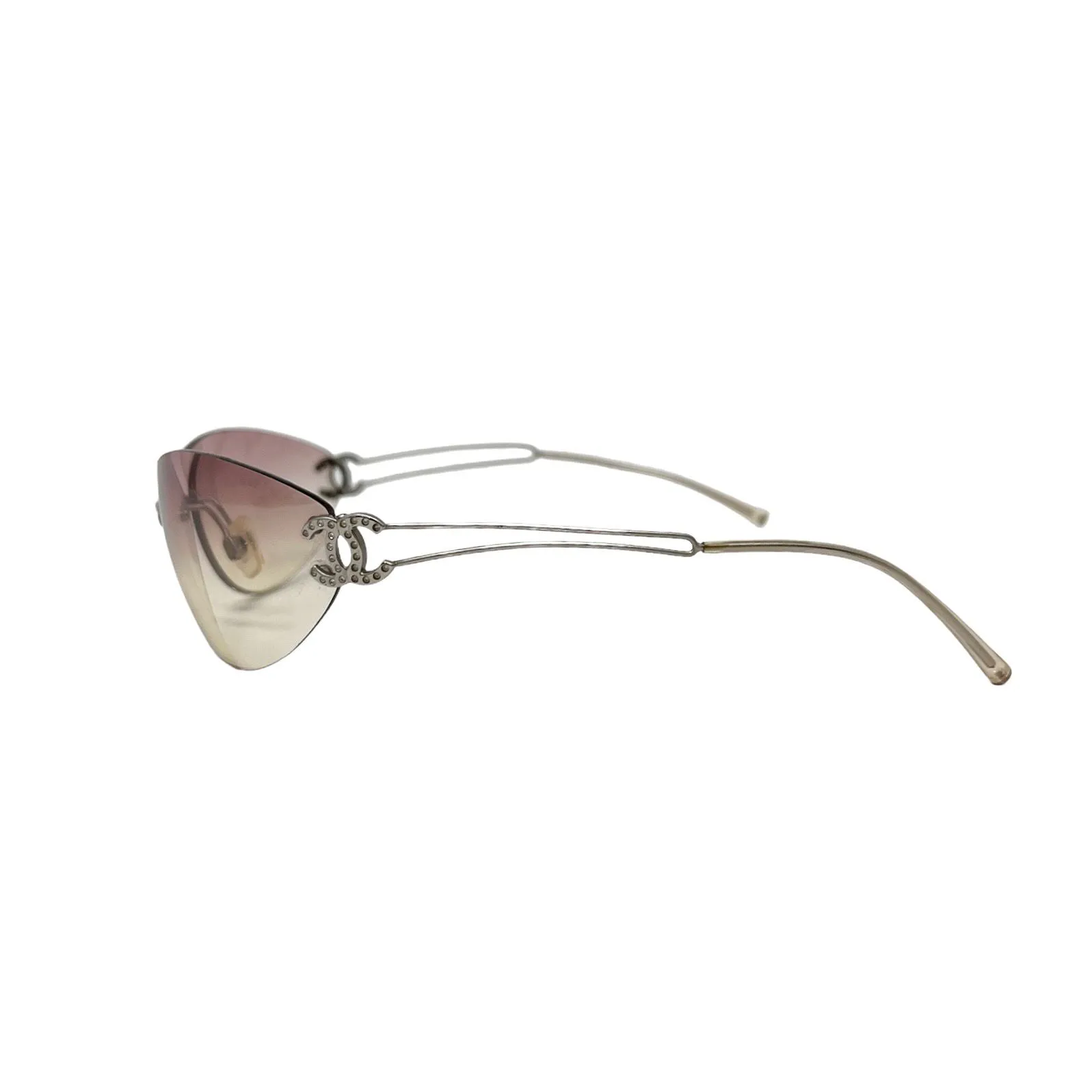 Chanel Pink Rhinestone Mini Shades