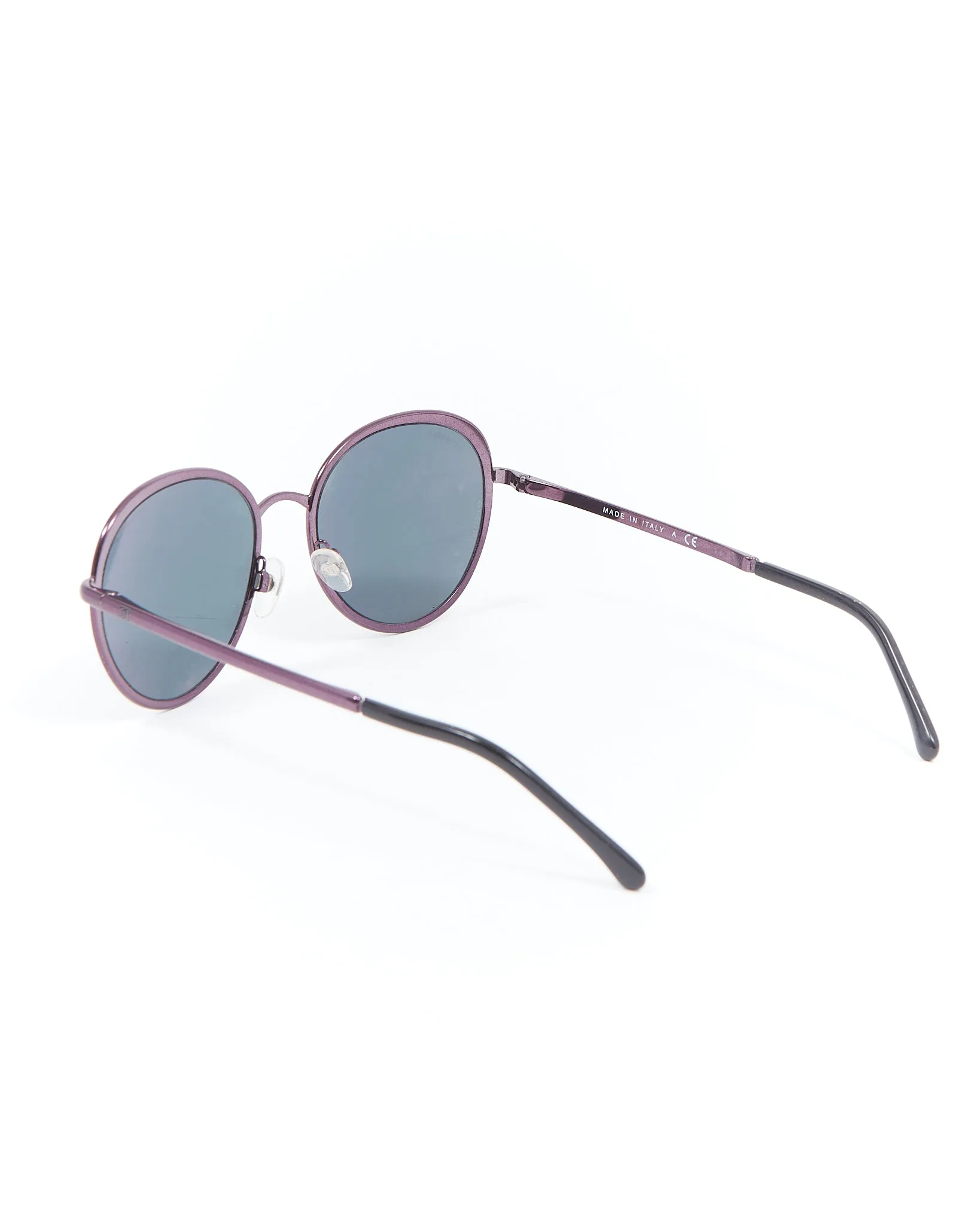 Chanel Purple Round 4206 Sunglasses