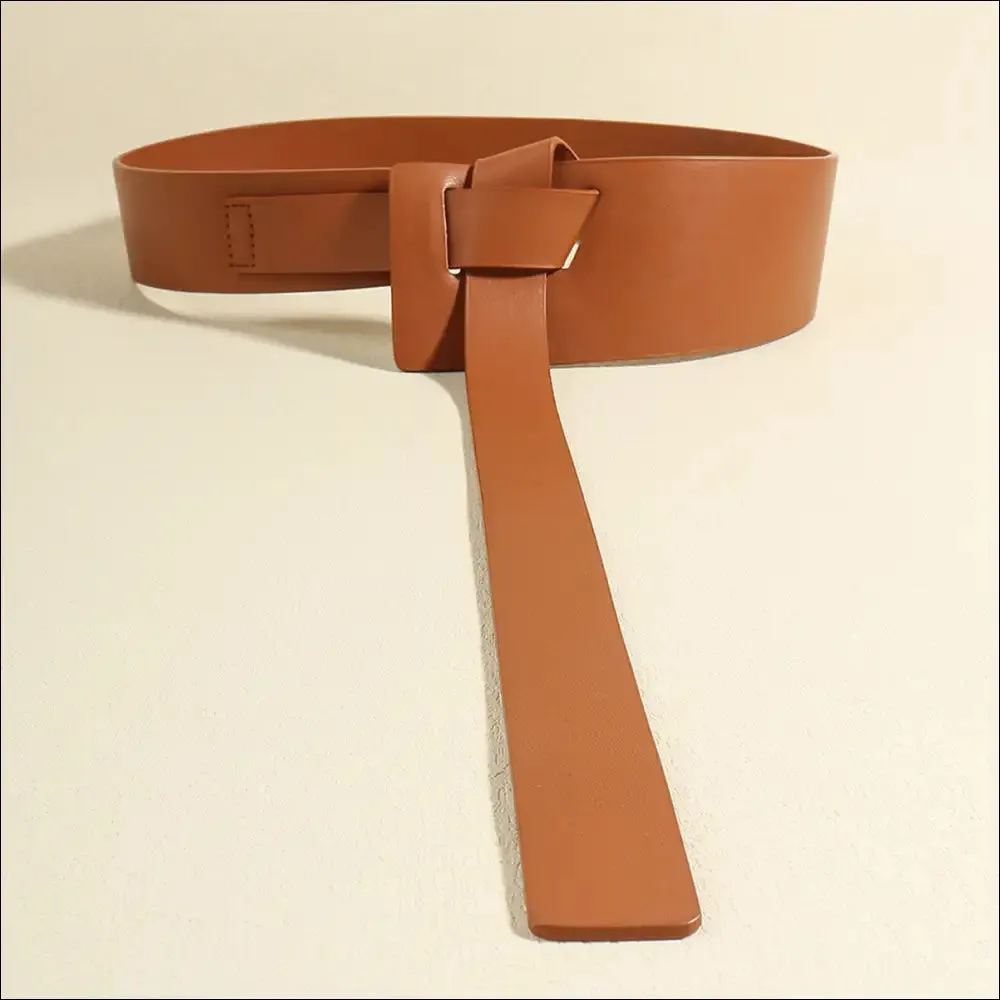 Chic Knot Detail PU Belt