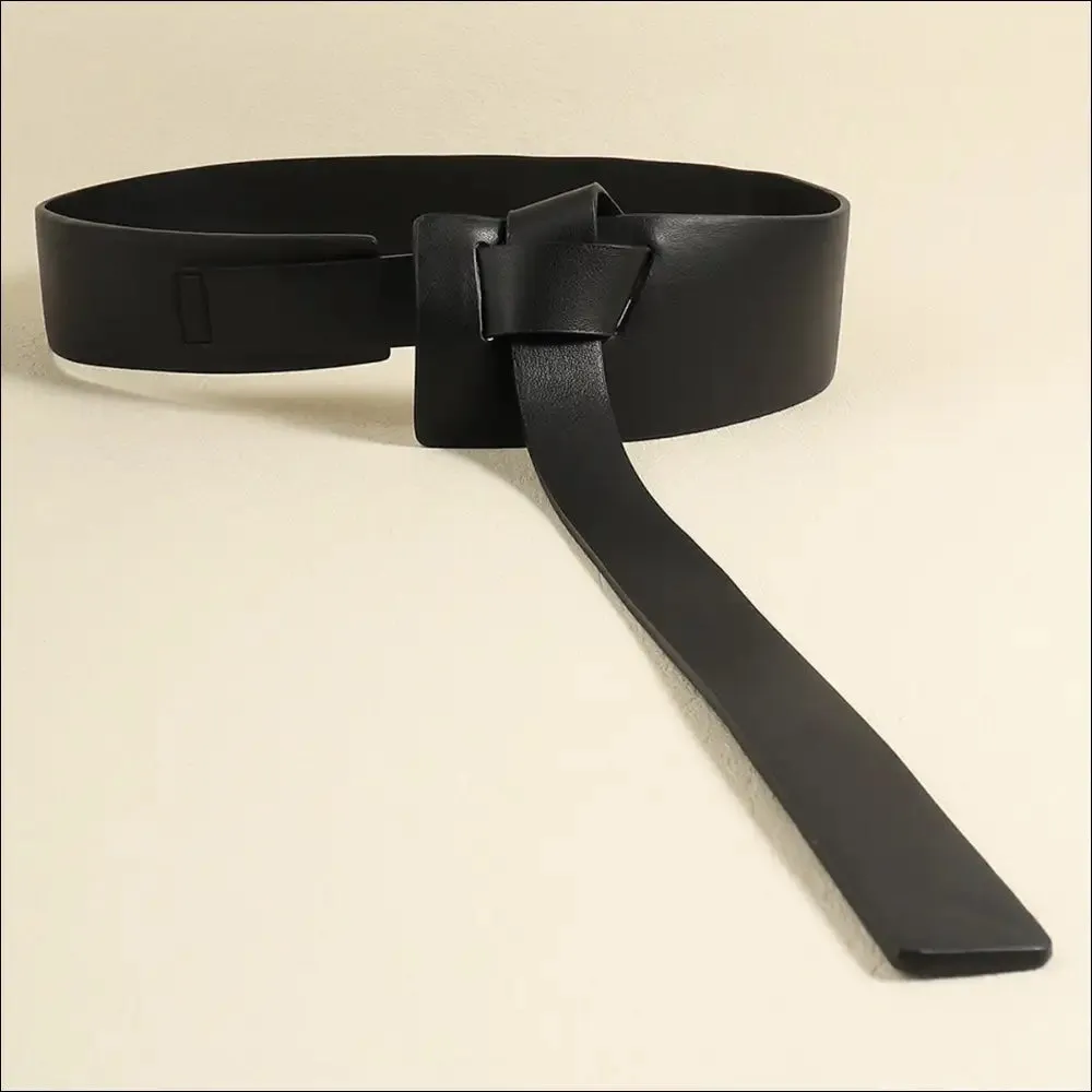 Chic Knot Detail PU Belt