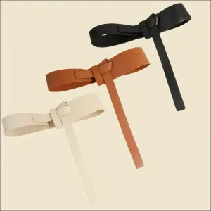 Chic Knot Detail PU Belt