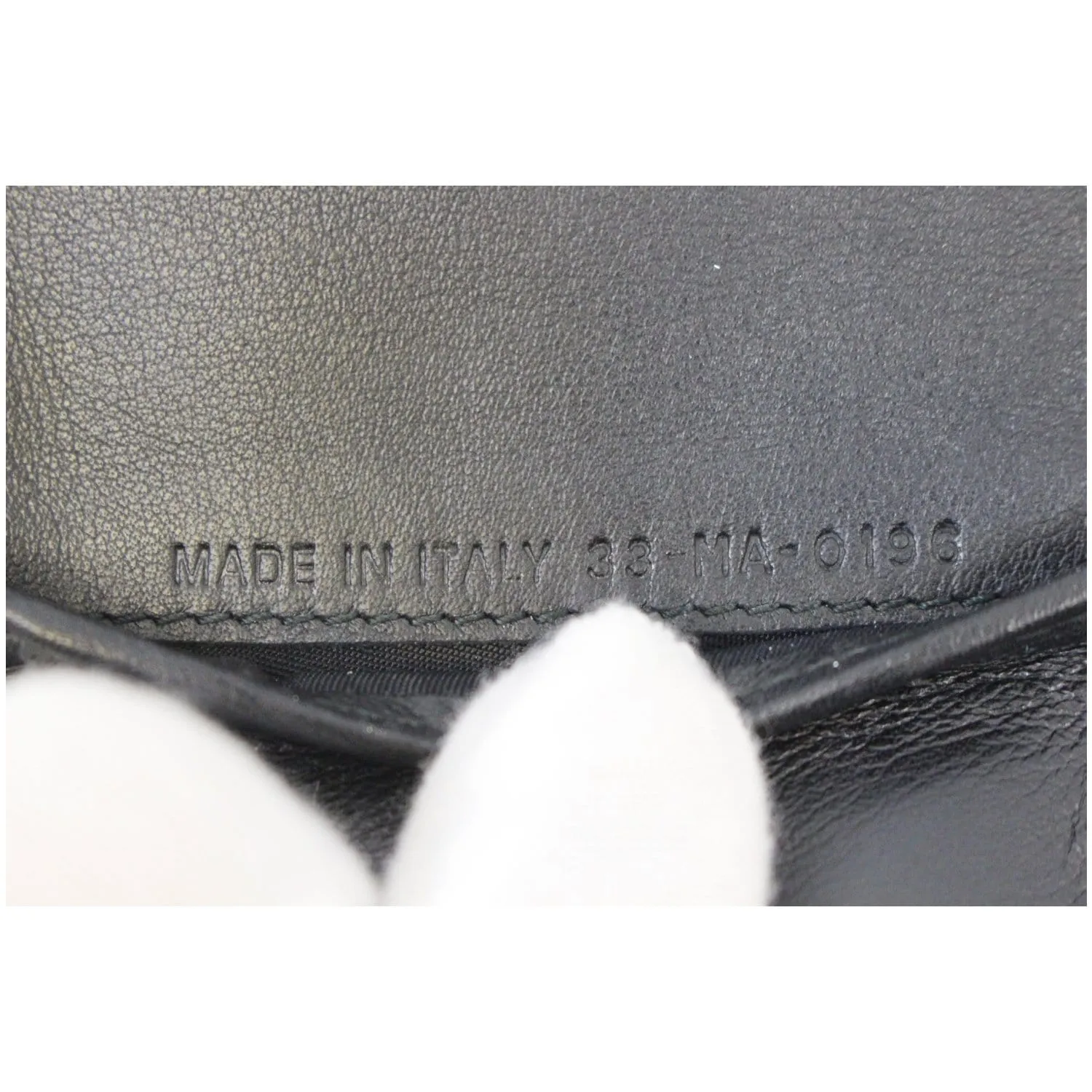 Christian Dior Noir Black Leather Wallet - Last Call