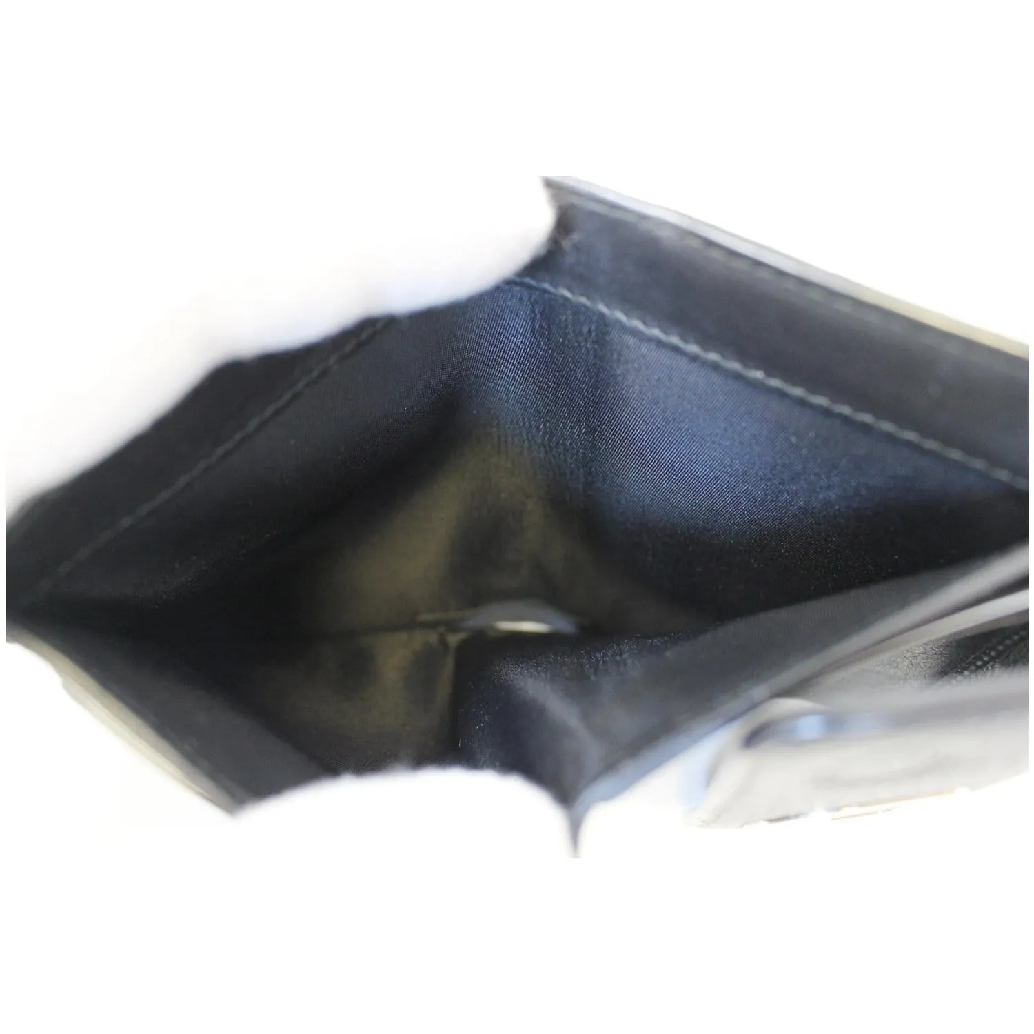Christian Dior Noir Black Leather Wallet - Last Call