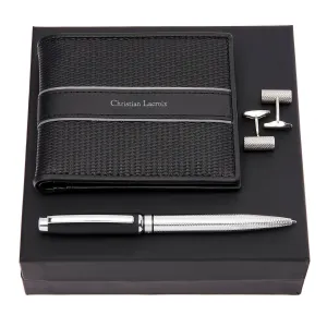 CHRISTIAN LACROIX LPBMW419 - Set Caprio (Card wallet, Cufflinks & Ballpoint pen)