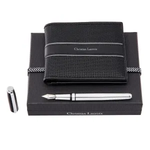 CHRISTIAN LACROIX LPPW456A - Set Caprio (Card wallet & Fountain pen)