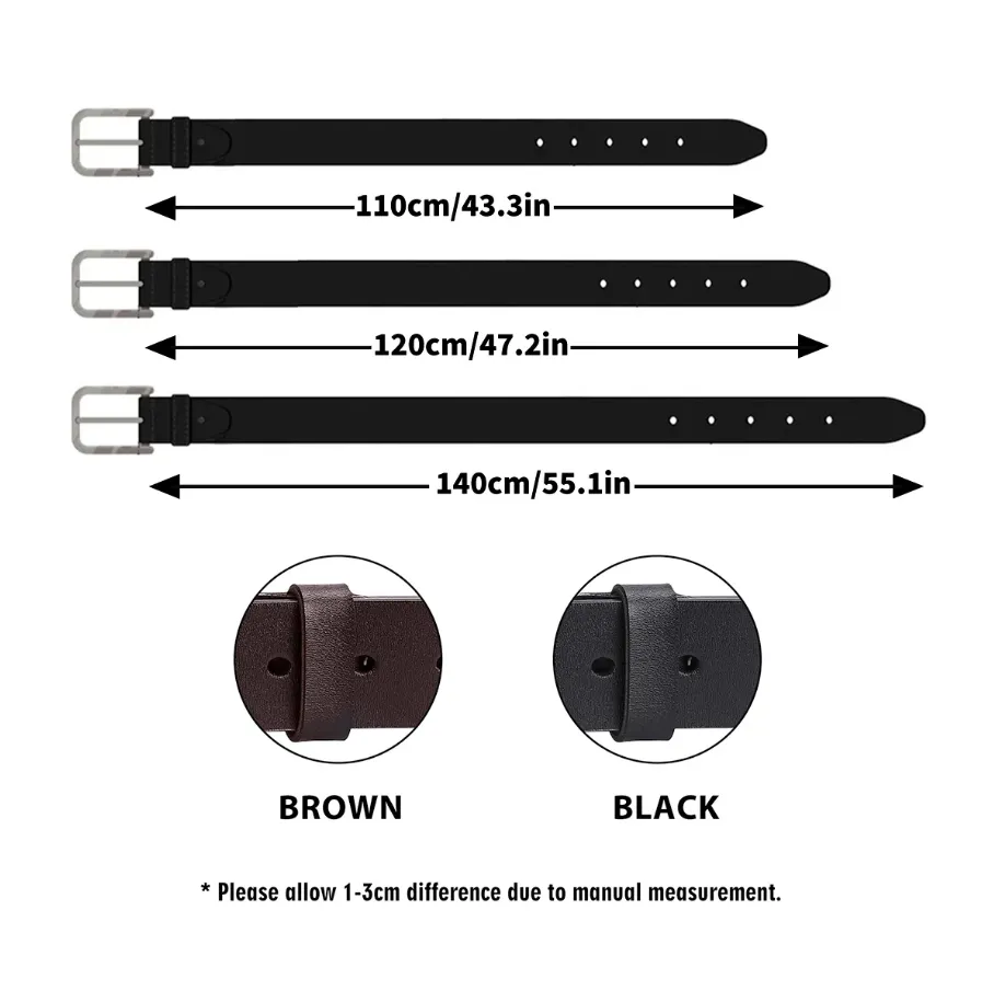 CHRISTIANARTBAG Leather Belt - Personalized Engraved Leather Belt – Custom Name Gift by CHRISTIANARTBAG - CAB01122824