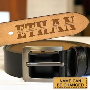 CHRISTIANARTBAG Leather Belt - Personalized Engraved Leather Belt – Custom Name Gift by CHRISTIANARTBAG - CAB01122824