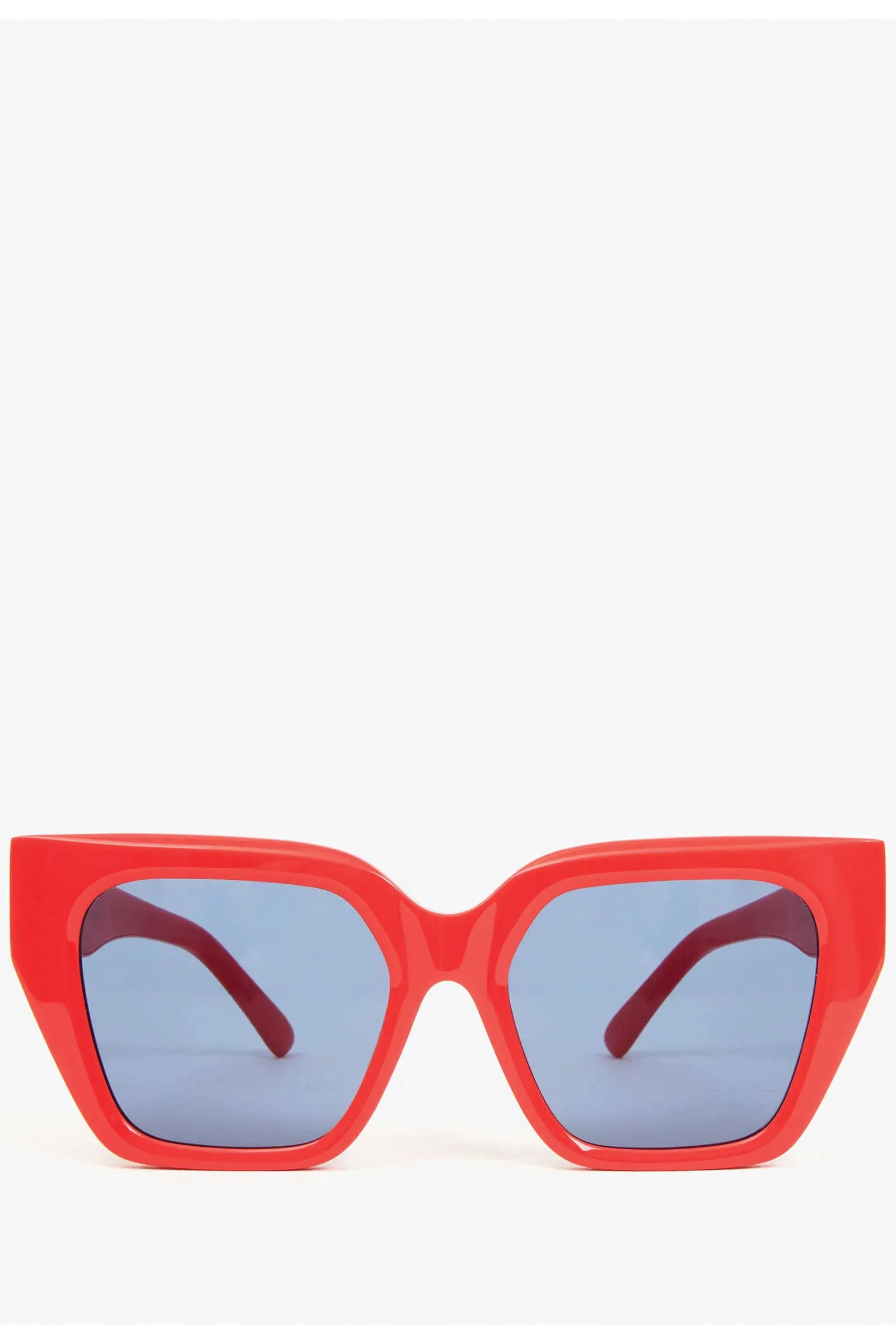 Clare V Heather Sunglasses in Red