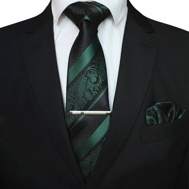 Classic Tie, Clip and Handkerchief